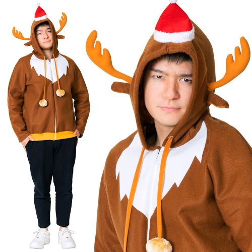 【トナカイコスプレ】トナカイパーカー Men’s